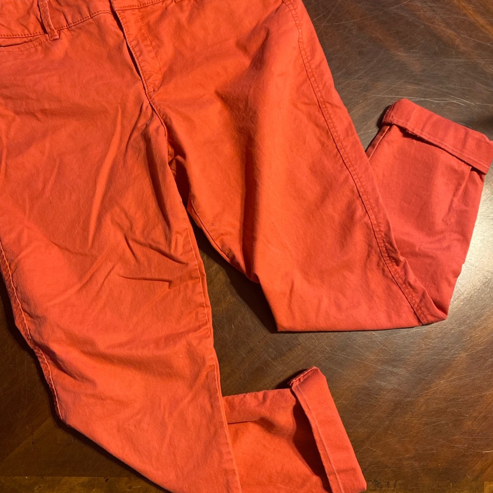 Old Navy Red Skinny Jeans Vibrant Style